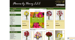 Desktop Screenshot of flowersbyhenry.net
